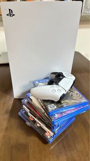 Ps5 Including Controller and 9 Games