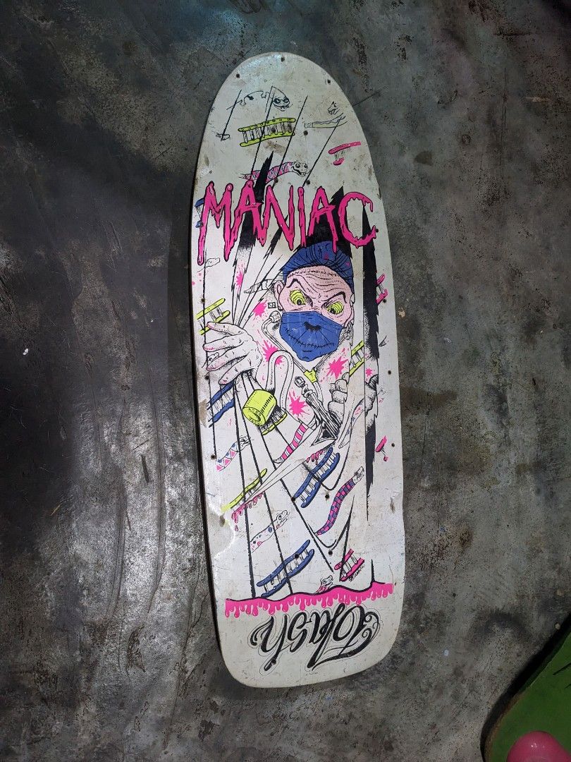 最旬ダウン Maniac Pacer 80s RARE Skateboard Hobbies Deck, Cruiser スケートボード