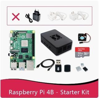 Raspberry Pi 4B 4GB memory with starter kit