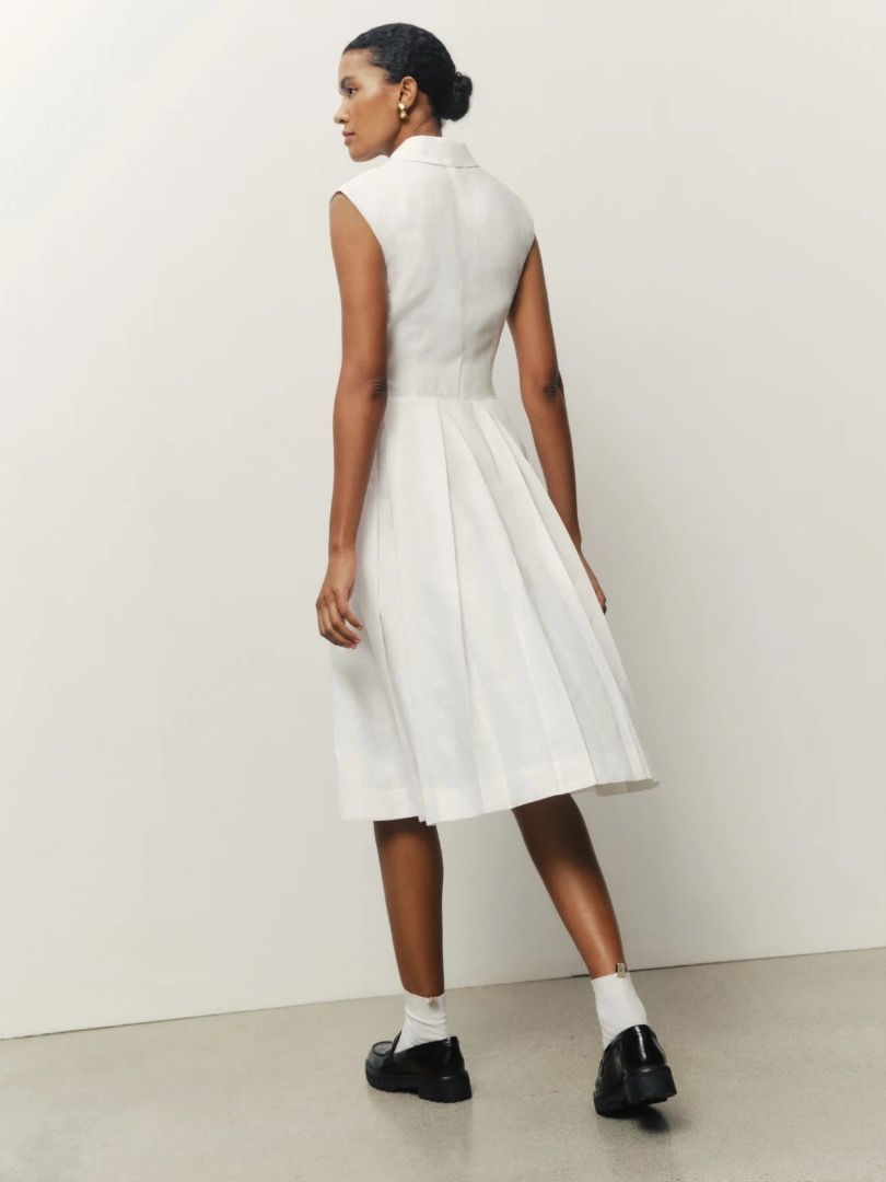 Reformation Prim Linen Dress, , & , - Carousell