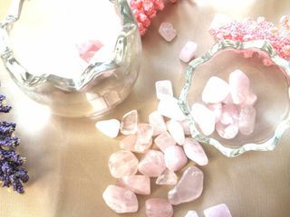 Rose Quartz Natural Crystals - Tumbled Stones