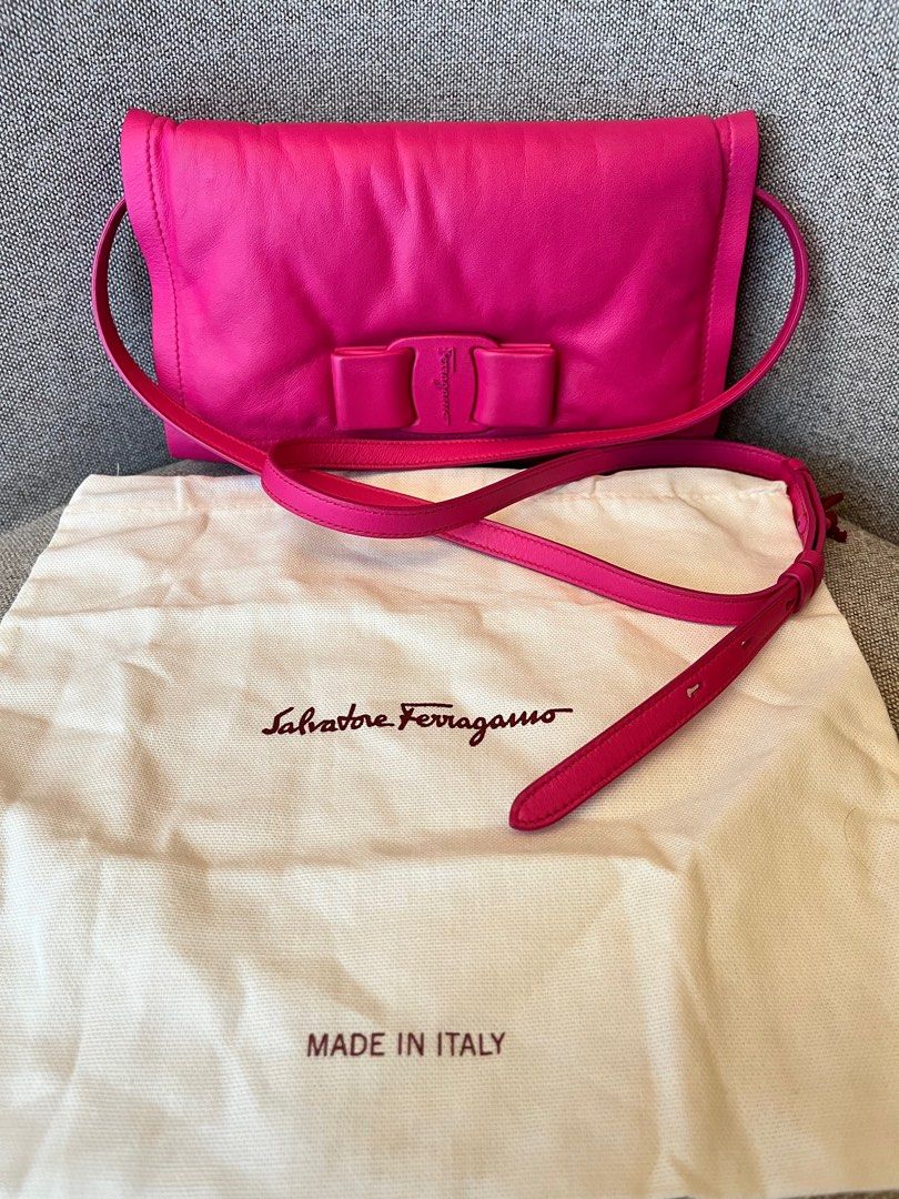 Ferragamo VIVA BOW ミニバッグ HOT PINK 【公式通販】