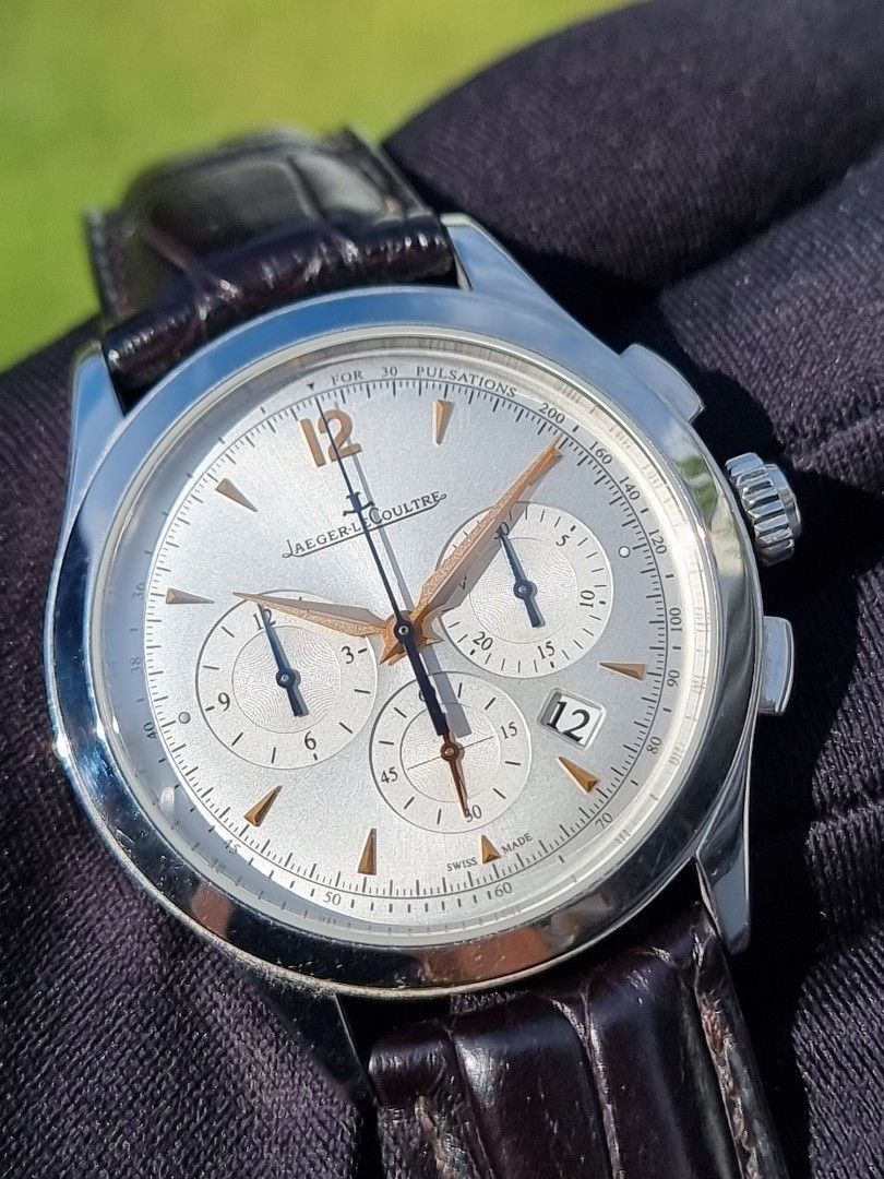 SERVICED JAEGER LECOULTRE JLC JAEGER LECOULTRE MASTER CHRONOGRAPH CHRONO Q1538421 1538421 SIMILAR TO Q1538420 1538420 LIMITED TO 150 PIECES