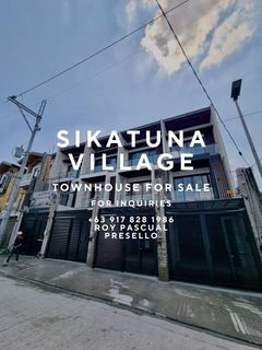 Sikatuna Village QC Brand New Townhouse w/ Senior Bedroom For Sale (near Teachers Village, Ateneo, Miriam College)