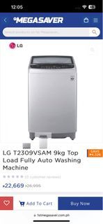 Smart  inverter washing machine (9kls)