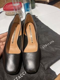 Staccato black heels