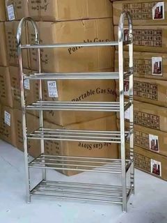 Stainless shoe rack