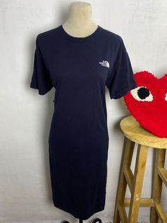 T N F navy blue dress