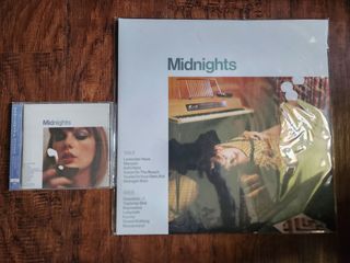 Taylor Swift Midnights Vinyl and Deluxe CD