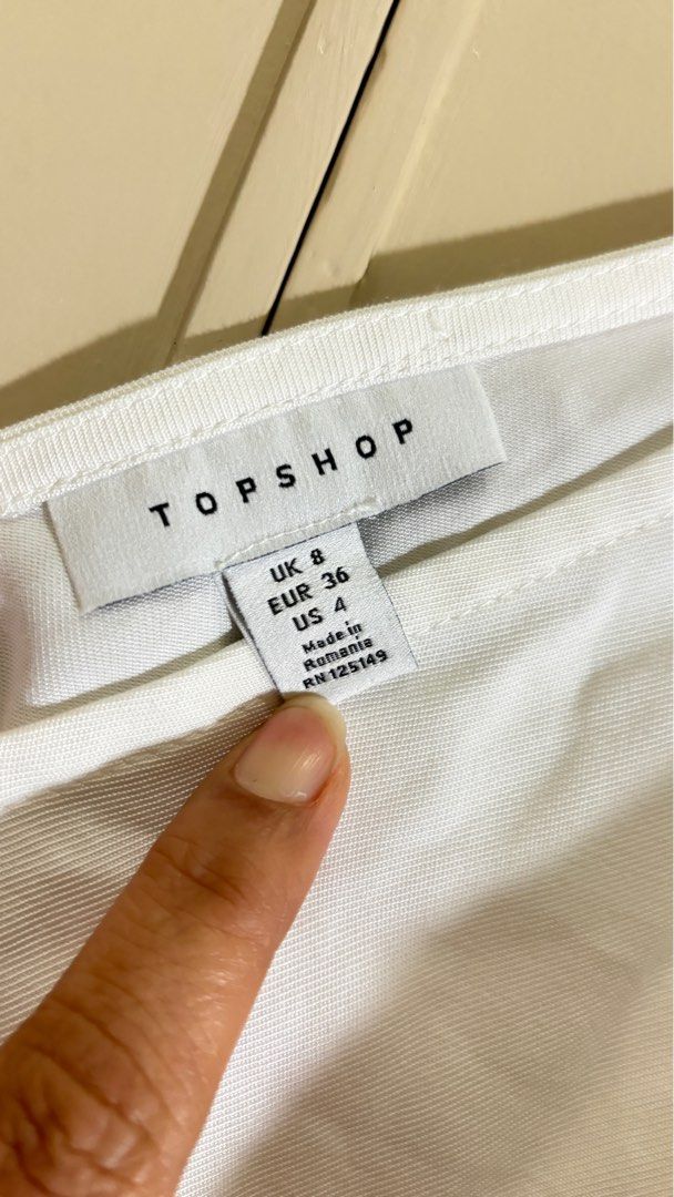 Topshop button mini slip dress cheap