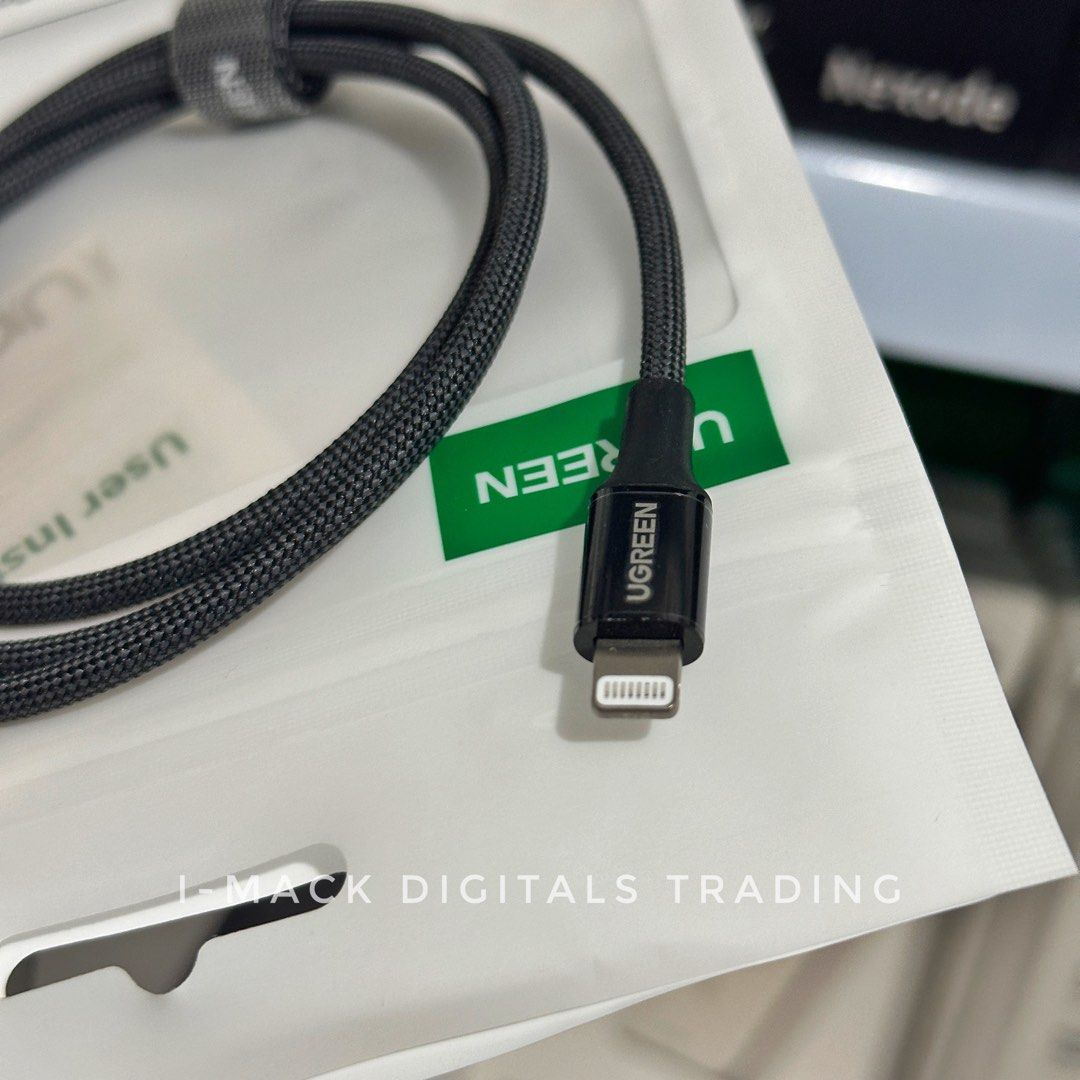 UGREEN IPHONE TYPE C TO LIGHTNING CABLE ABS BRAIDED (Category: Chargers & Cables) located in Taguig. Submitted by imackdigitalstrading (Listing ID 1303018919, Image 3). Description: .