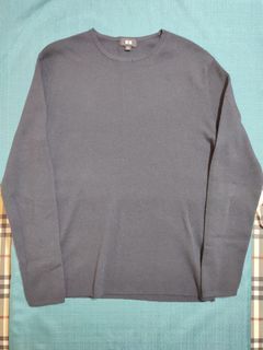 Uniqlo 3D knit sweater black