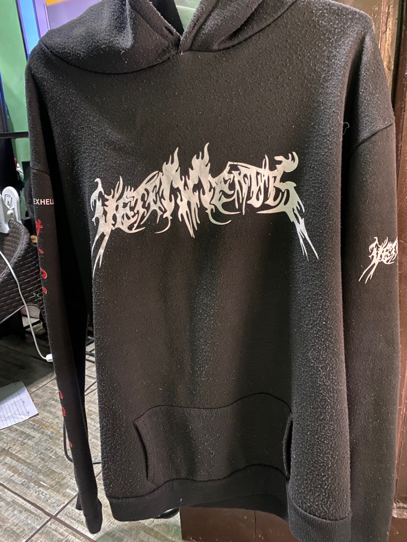 Vetements gothic hoodie on sale