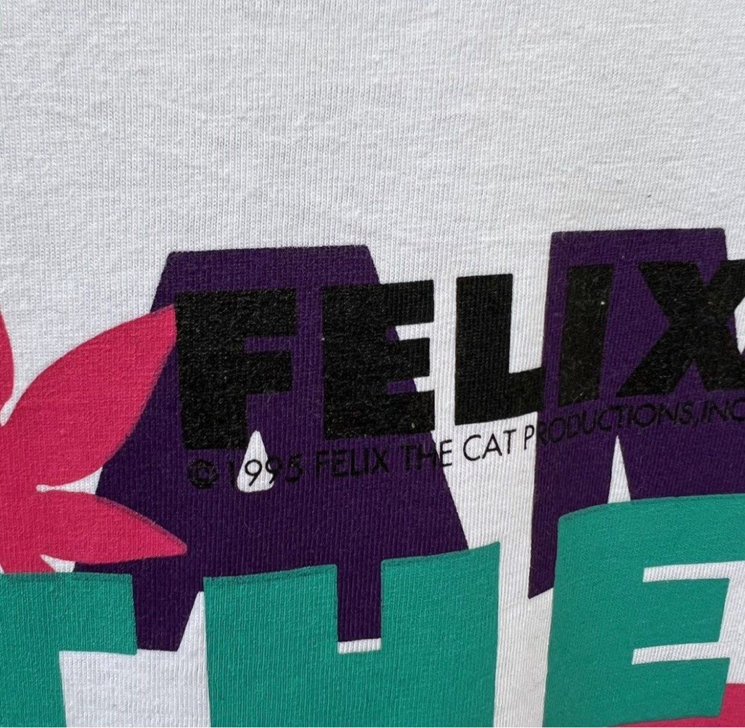 Vintage 90s Felix The Cat Boast USA Tee, Men's Fashion, Tops & Sets ...
