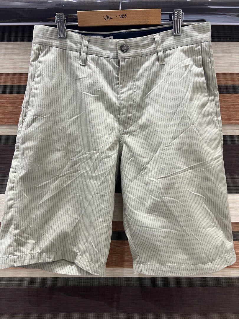 Volcom pinstripe shorts top