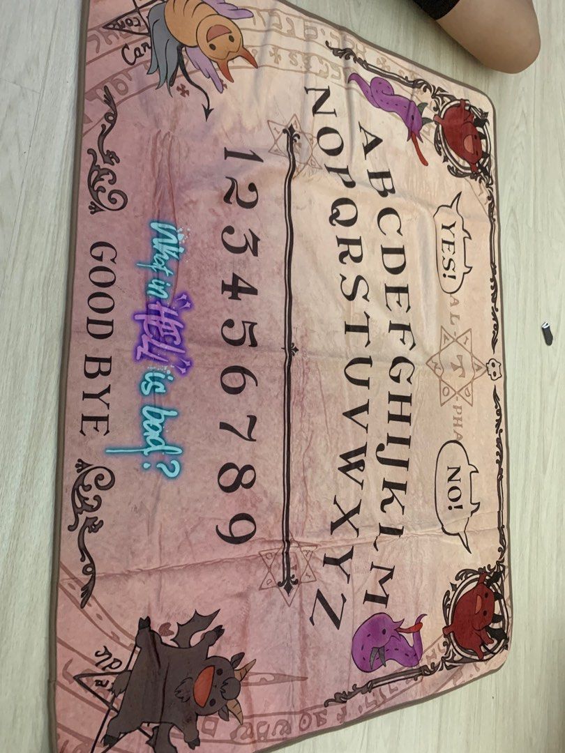 what in hell is bad ouija board blanket limited edition package Hobbies Toys Toys Games on Carousell
