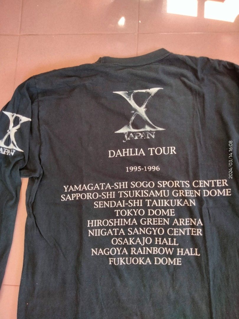 X Japan Dahlia Tour 95-96 Yoshiki, Men's Fashion, Tops & Sets