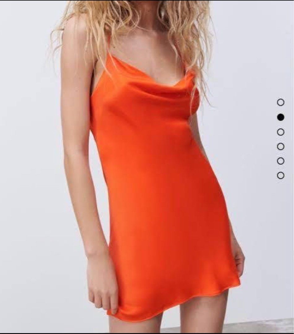 strapless open back dress Asymmetric Ruched Side One Shoulder Cut Out Midi Dress Orange