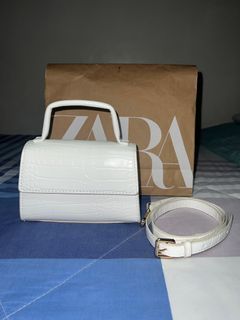Zara White Bag