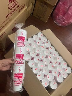 (1000 pieces) win win cup styrofoam 8oz hot coffee express disposable styrocup 8C hot tea chocolate