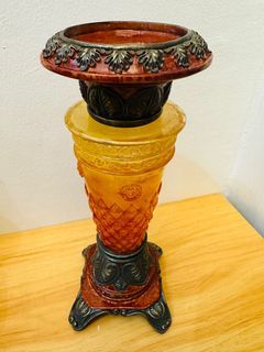 11.5 inches tall vintage candle holder