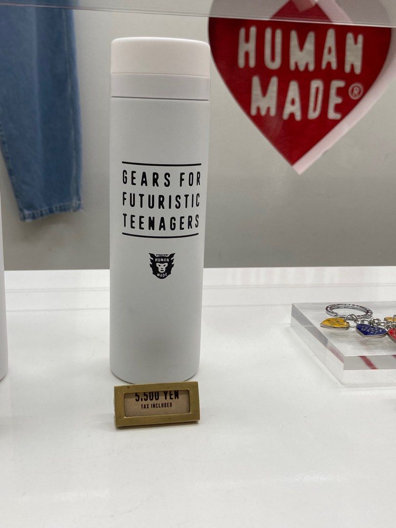 日本代購Human Made Thermo Water Bottle 水樽nigo, 名牌, 飾物