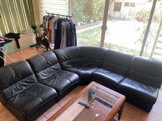 5pc leather couch