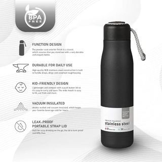 80% off. From LG Vacuum Insulated Stainless Steel Tumbler Flask 500ml. With LG print. (With box)