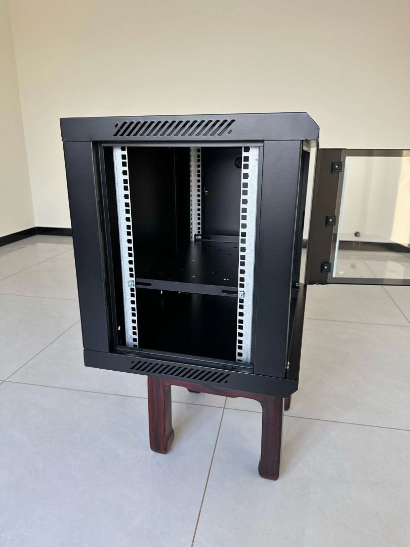 9U server rack 60 45 h50cm CCTV data storage wall mount shelf cabinet ...