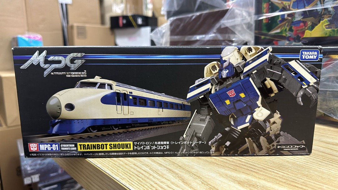 SOLD 全新 Takara Tomy Transformers MPG-01 Trainbot Shouki Raiden 變形金剛 雷電 ...
