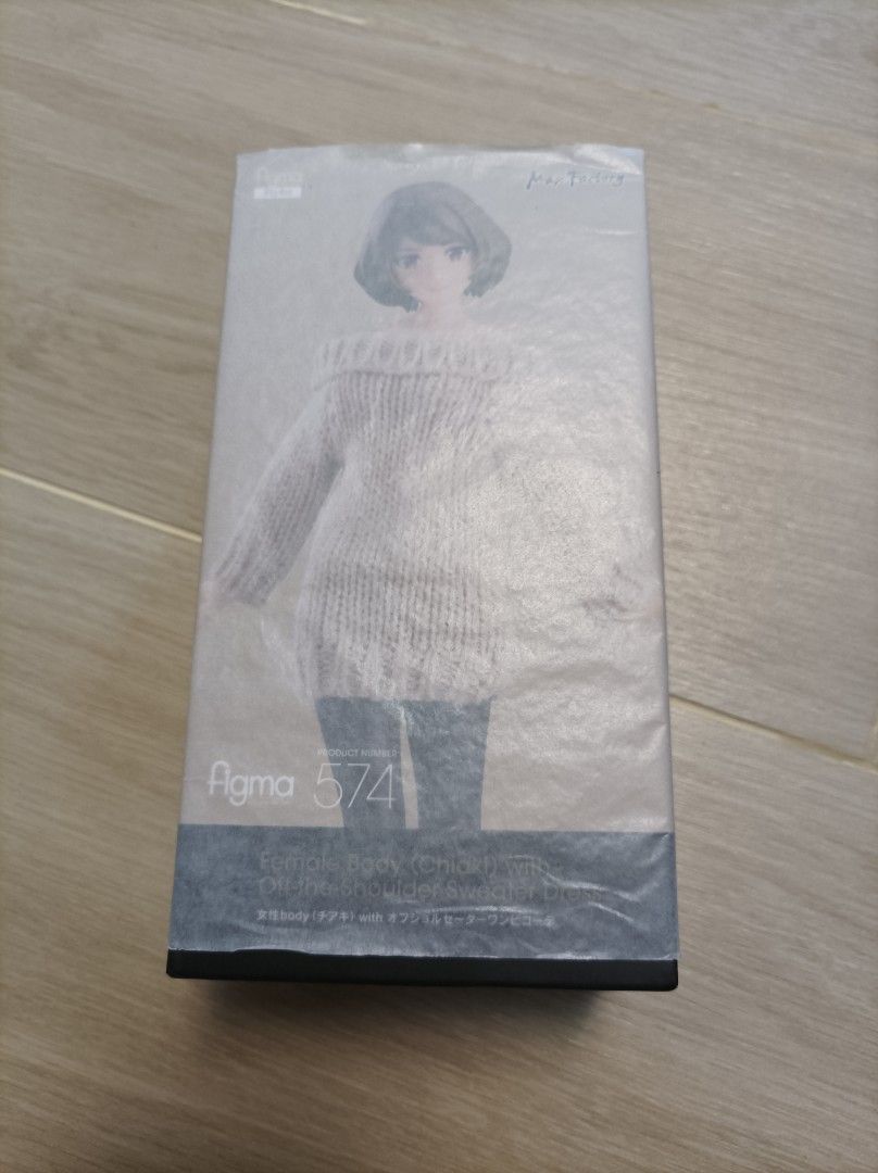 全新, figma no. 574 , 女性body (Chiaki) with 露肩毛衣連身裙裝, shf 