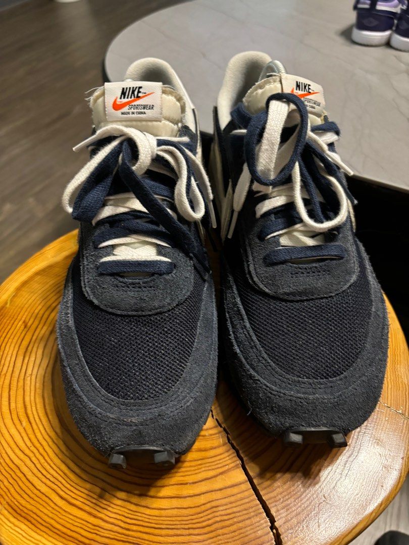 ldwaffle x sacai x fragment blackened blue