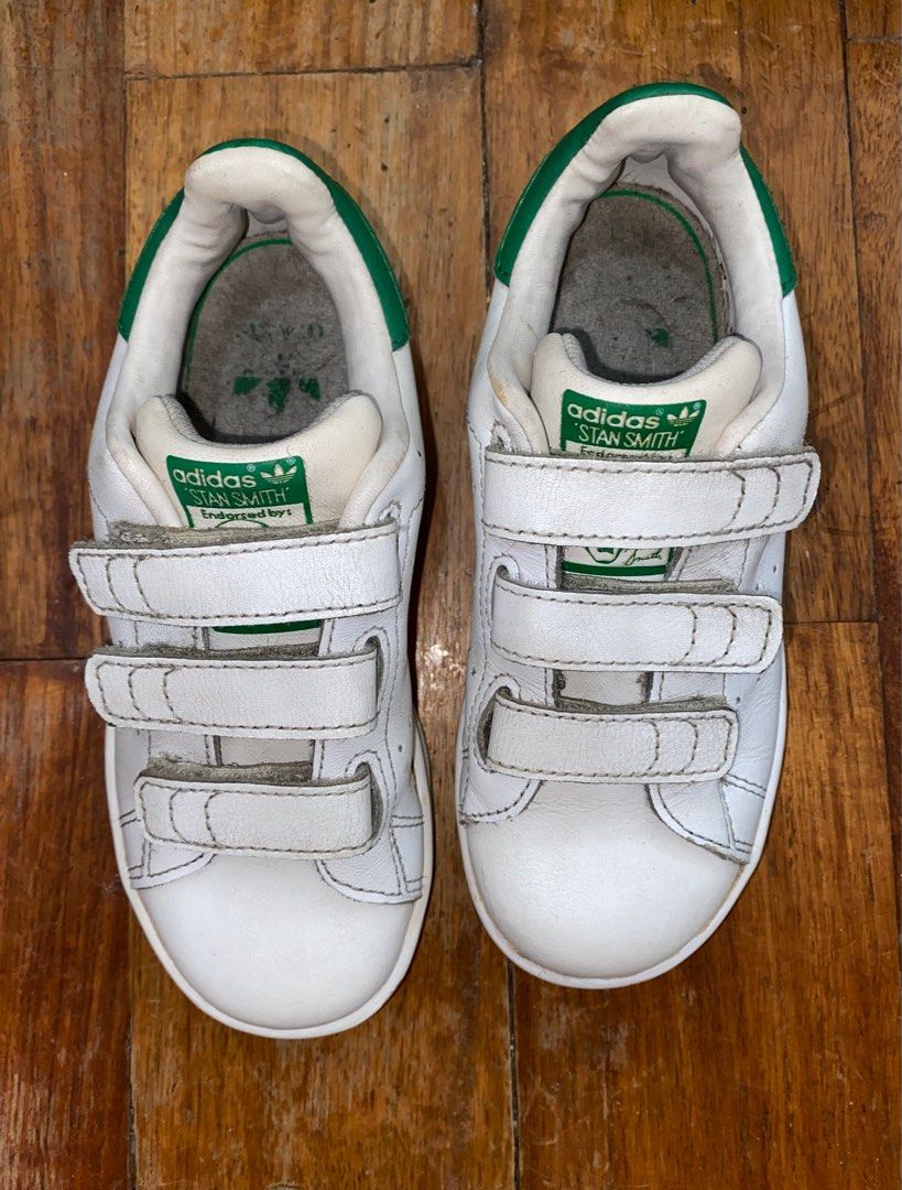 Stan smith kids velcro discount