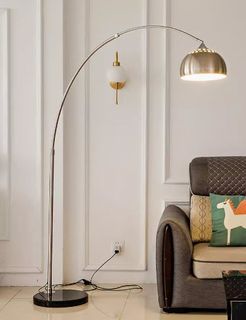 Adjustable Floor Lamp with Metal Body for Living Room Study Room Sofa Edge Light