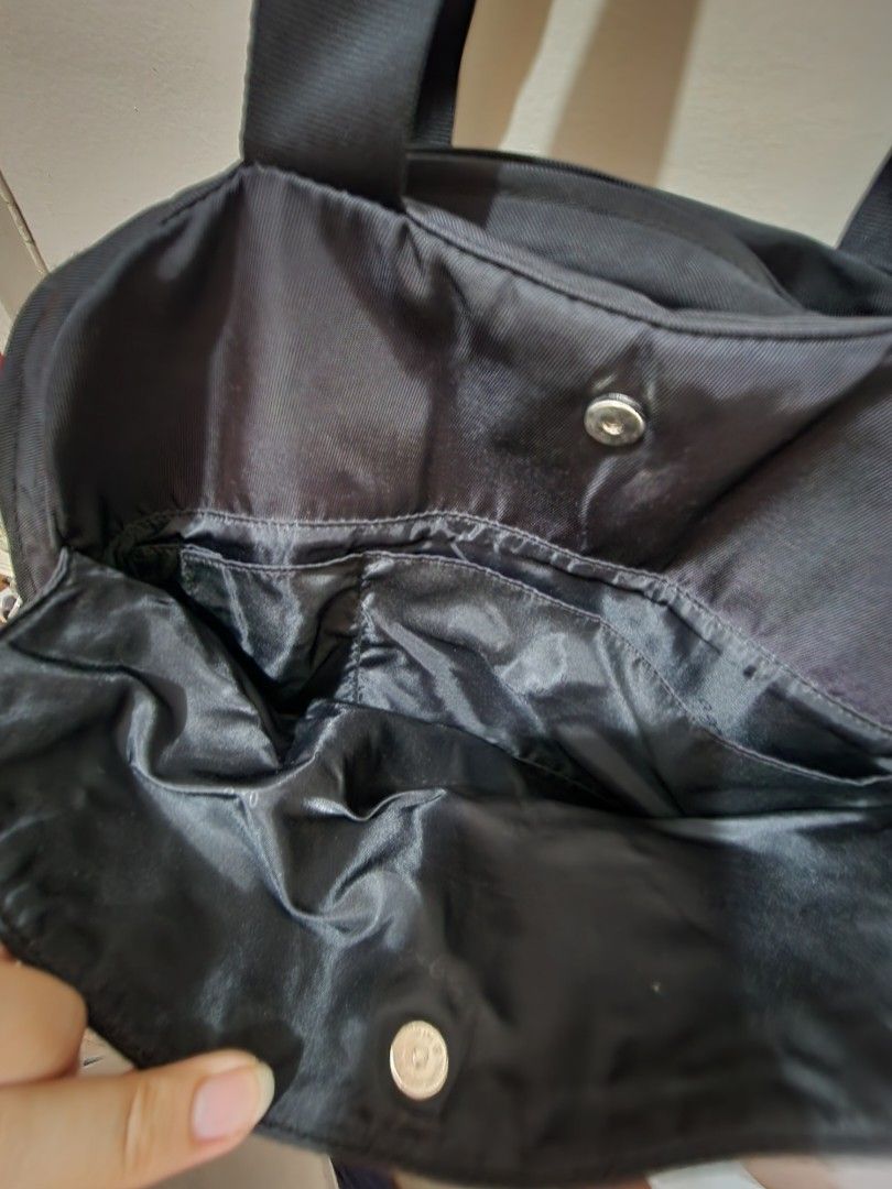 Agnes B. Travel Bag or Duffle Bag (Category: Luxury Bags & Wallets) located in Batangas. Submitted by mberrz (Listing ID 1303121763, Image 3). Description: Agnes B. duffle bag perfect for travelling lots of pockets, zippers are great, no loose stitches superb condition! see other photos for price comparison abroad (1800hkd = 13k php/ 2680twd = 4k php) issues: lost body bag strap and padlock accessory rfs: i prefer backpacks for travelling now.