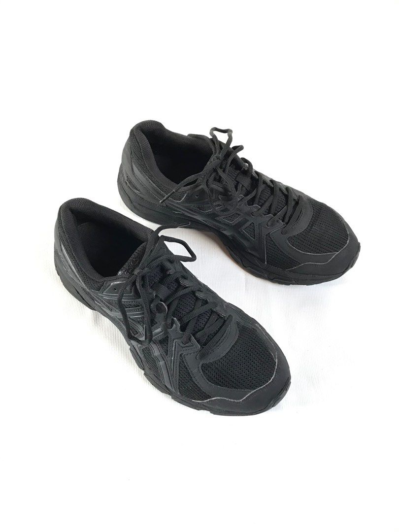 Asics Jog 100T Triple Black Men s Fashion Footwear Sneakers on Carousell