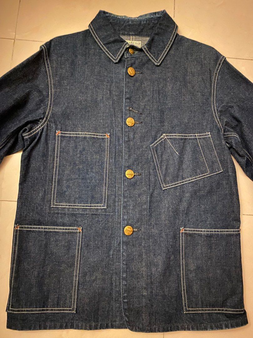 atlast COVERALL TIMEWORN CLOTHING BUTCHER PRODUCTS アットラスト カバーオール ブッチャープロダクツ  テンダーロイン USN デニム｜ファッション