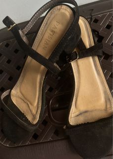 Black Suede Sandals Size 9