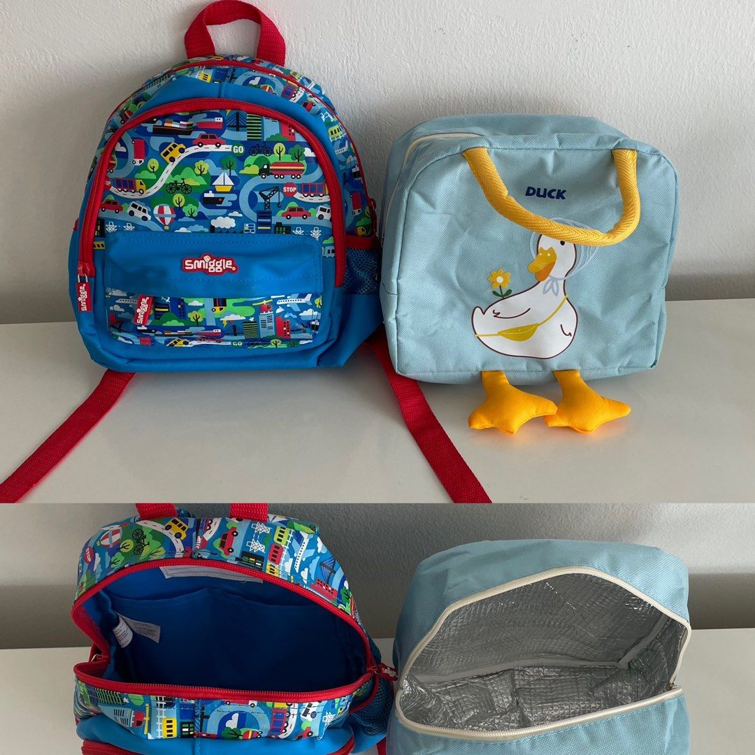 Like New Smiggles Backpack and Insulated Lunch Bag Babies Kids Babies Kids Fashion on Carousell