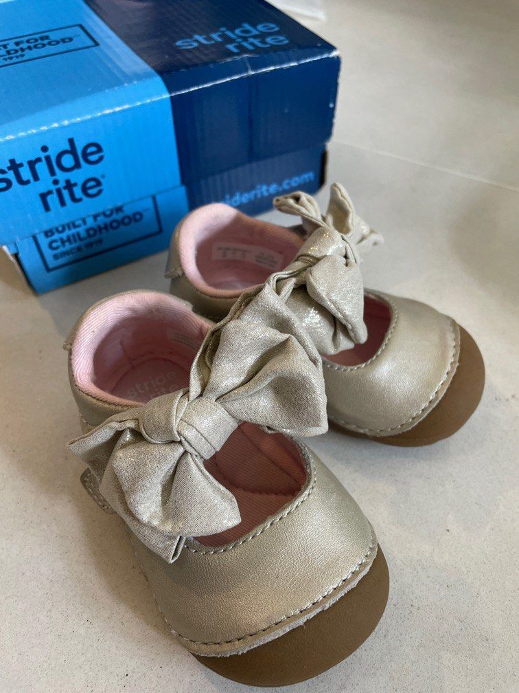 BN Stride Rite Soft Motion Esme Champagne US3W Babies Kids Babies Kids Fashion on Carousell