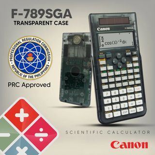 [BRAND NEW] Canon F-789SGA Transparent Scientific Calculator PRC Approved