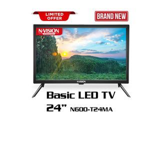 Brand-New 24in LED TV Nvision N600-T24MA 24 Inches Basic HD