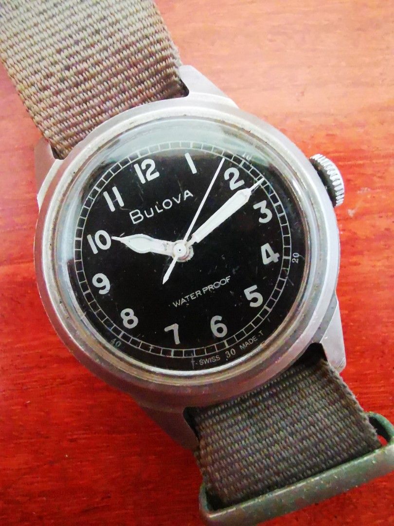 Vintage bulova military watch outlet
