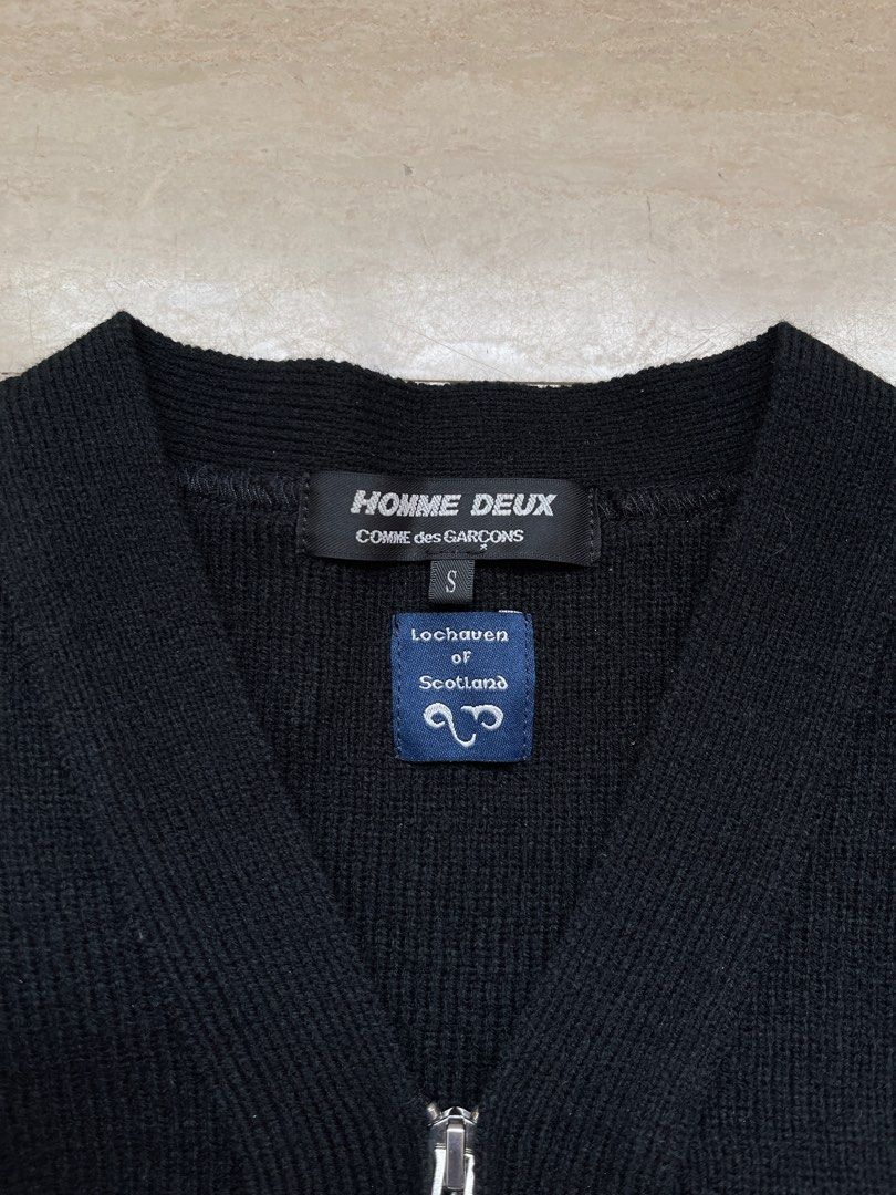 CDG Homme Deux X Lochaven zip up sweater