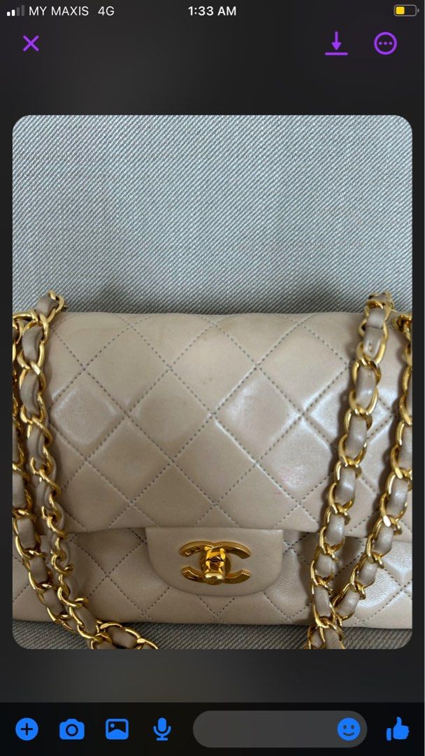chanel Vintage size 23 130k (Category: Luxury Bags & Wallets) located in Manila. Submitted by Jessane23 (Listing ID 1303237082, Image 2). Description: chanel Vintage size 23 130k.