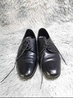 Chiyoda Pointed Toe Leather Lace Shoes