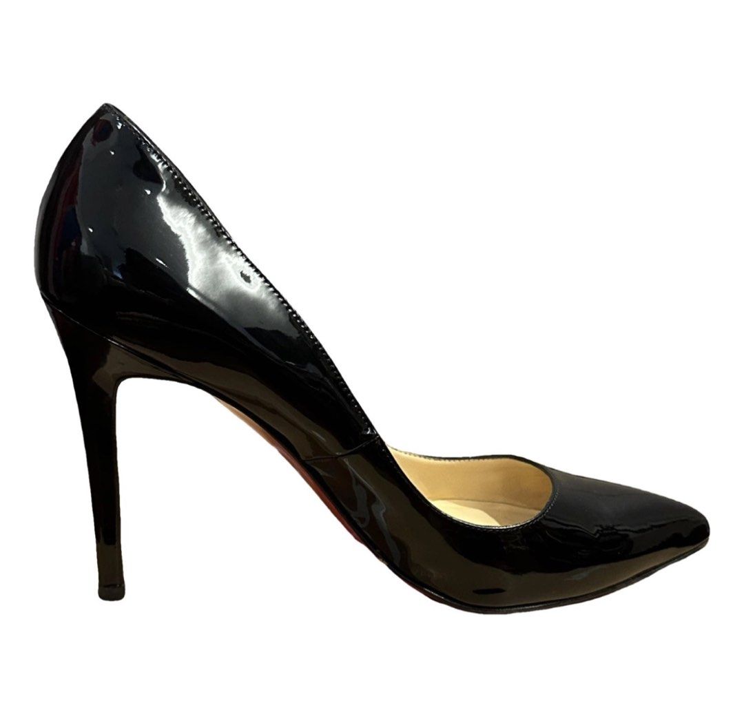 Louboutin pigalle 100 black outlet
