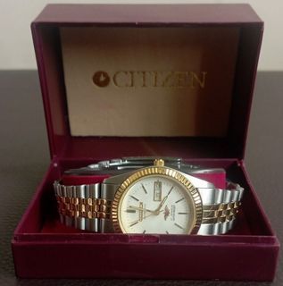 Citizen GN-4W-S White Vintage Japanese Elegant Automatic Minimalist Wrist Watch for Men