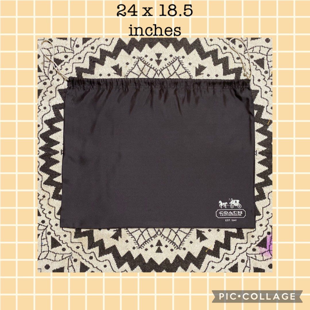 Coach Dust Bag 24x18.5" XL (Category: Luxury Bags & Wallets) located in Cagayan de Oro. Submitted by legitdustbagph (Listing ID 1303155252, Image 1). Description: .