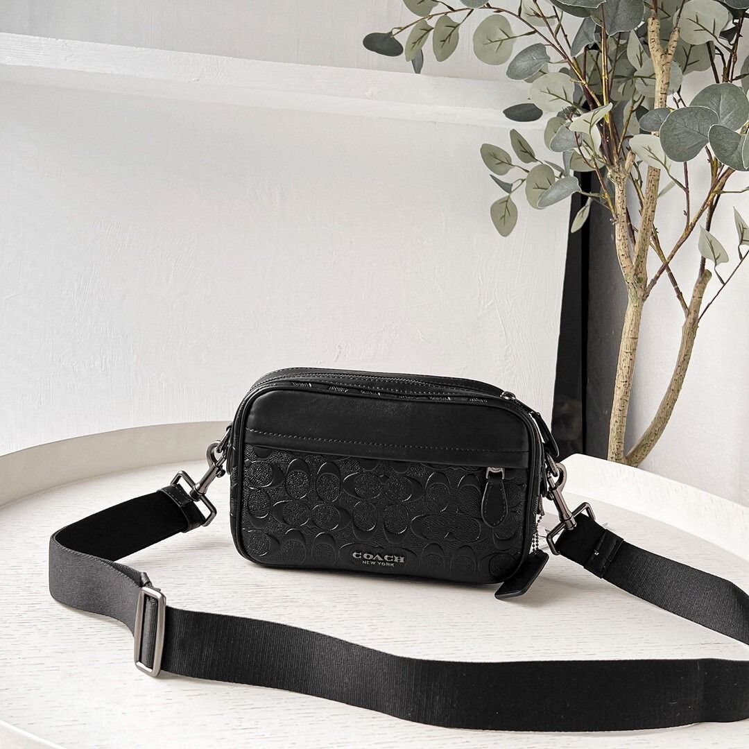 Coach Graham Crossbody In Signature Leather Men Sling Messenger Shoulder Bag